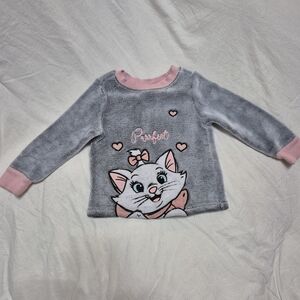 Disney Pink and Gray Toddler Sweater